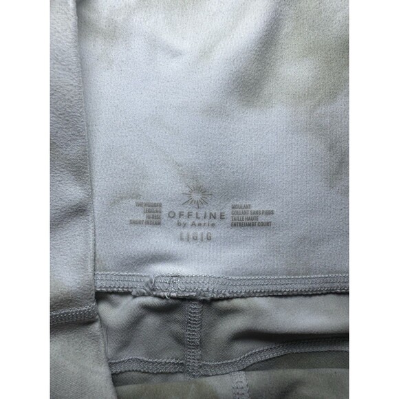 Aerie Offline Women’s‎ High Rise Leggings Green Tie Dye Size Medium - Picture 3 of 6